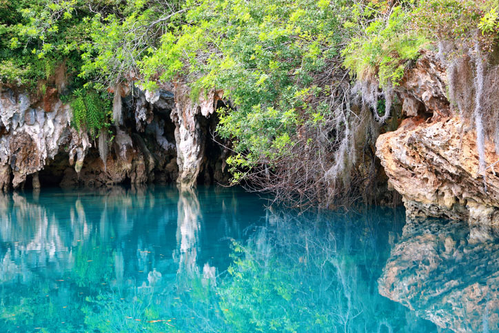 Blue Lagoon in Walshingham Nature Reserve.