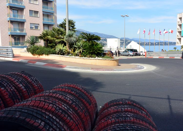 Monte Carlo Formula One race track curve