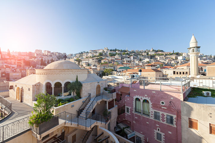 Cityscape of Nazareth, Israel