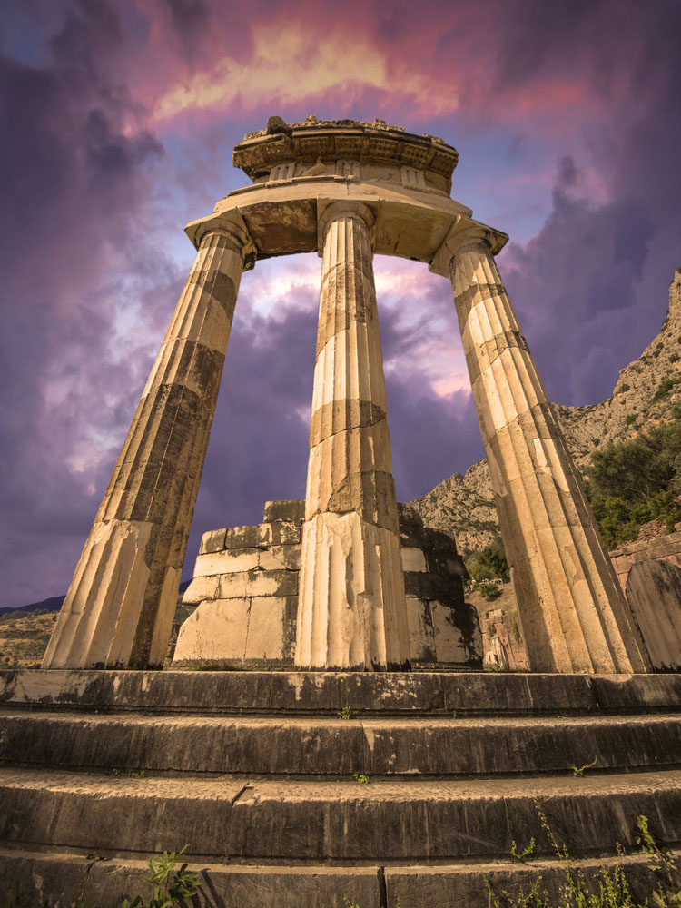 The Tholos at Delphi, Greece