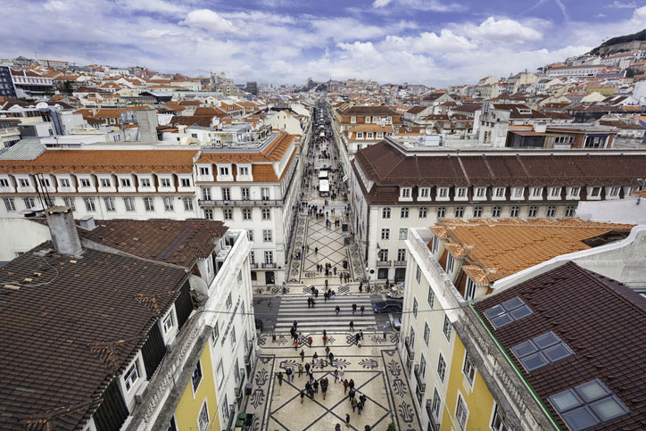 Rua Augusta and Baixa, Lisbon