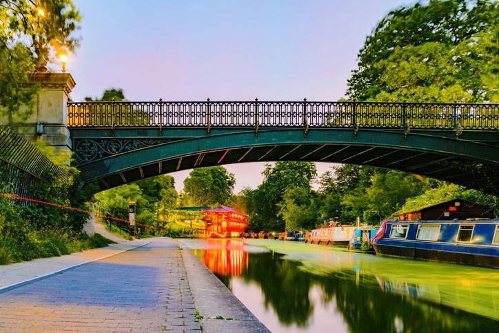 Regent's Canal in the evening