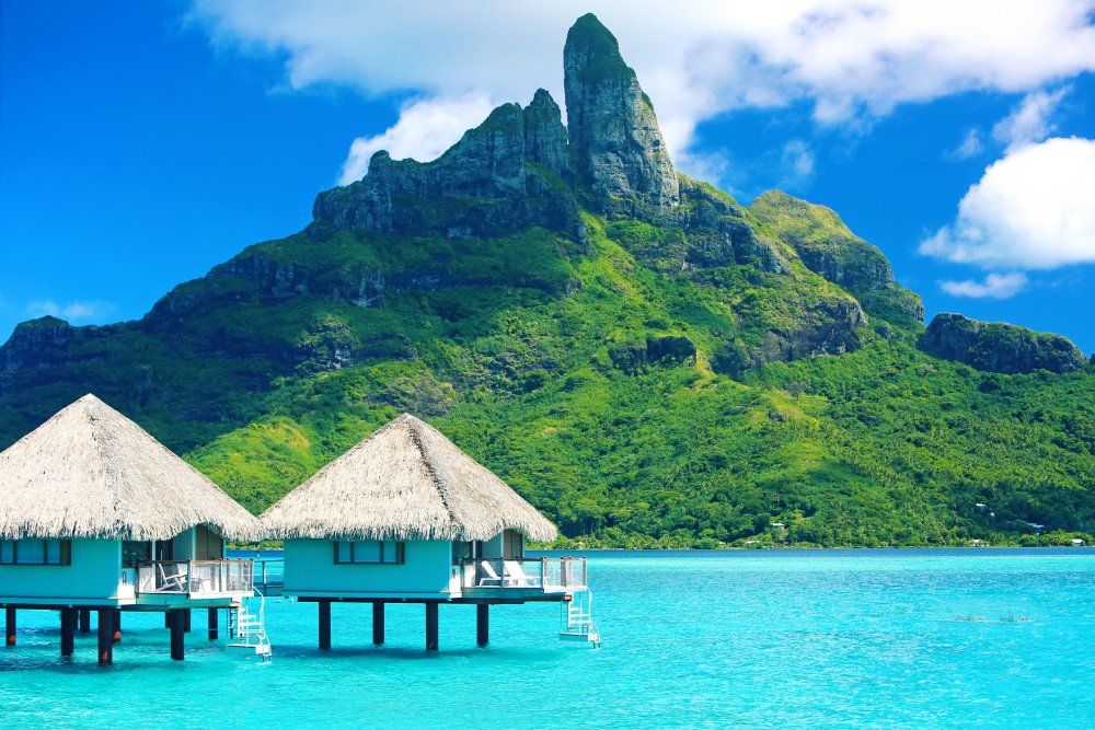 Bora Bora Tahiti Mt Otemanu 