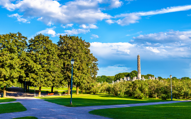Vigeland sculpture installations in Frognerparken - Oslo, Norway