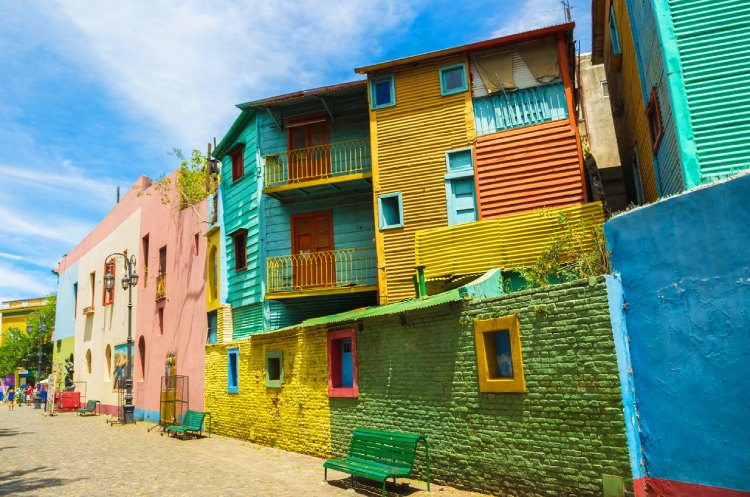Colors of Caminito Buenos Aires