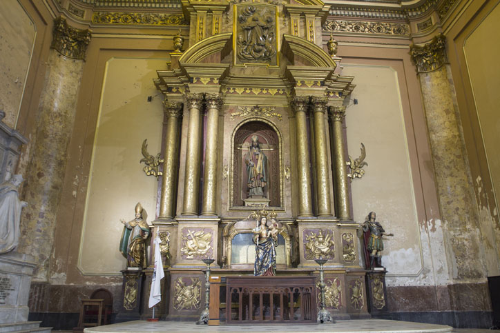 The altarpiece in the Buenos Aires Metropolitan Cathedral Buenos Aires Argentina