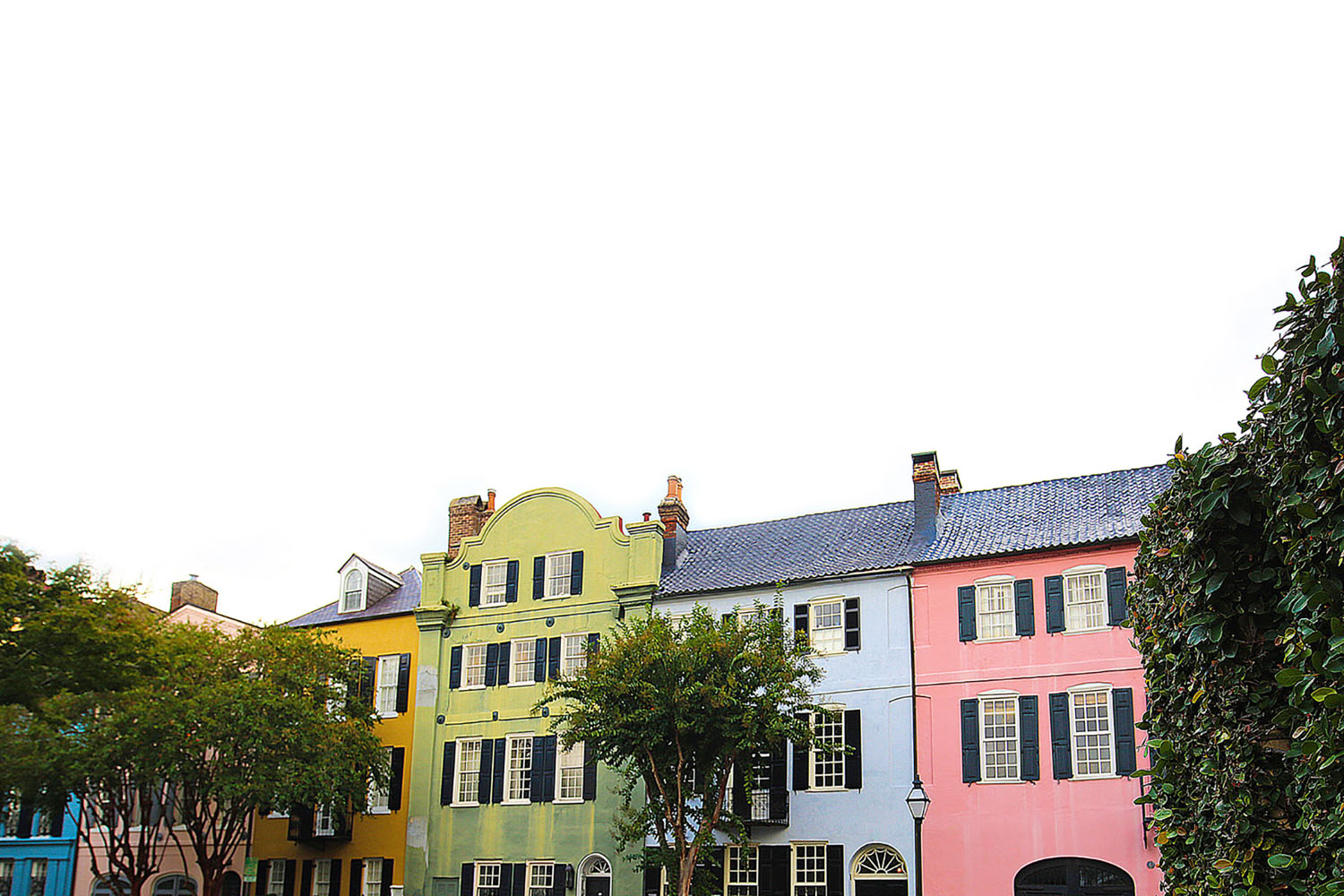 Rainbow Row Charleston South Carolina
