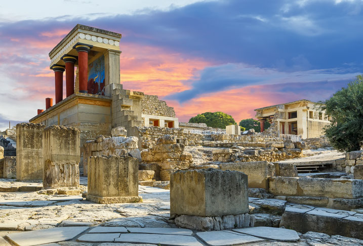 Knossos Palace at Crete, Greece