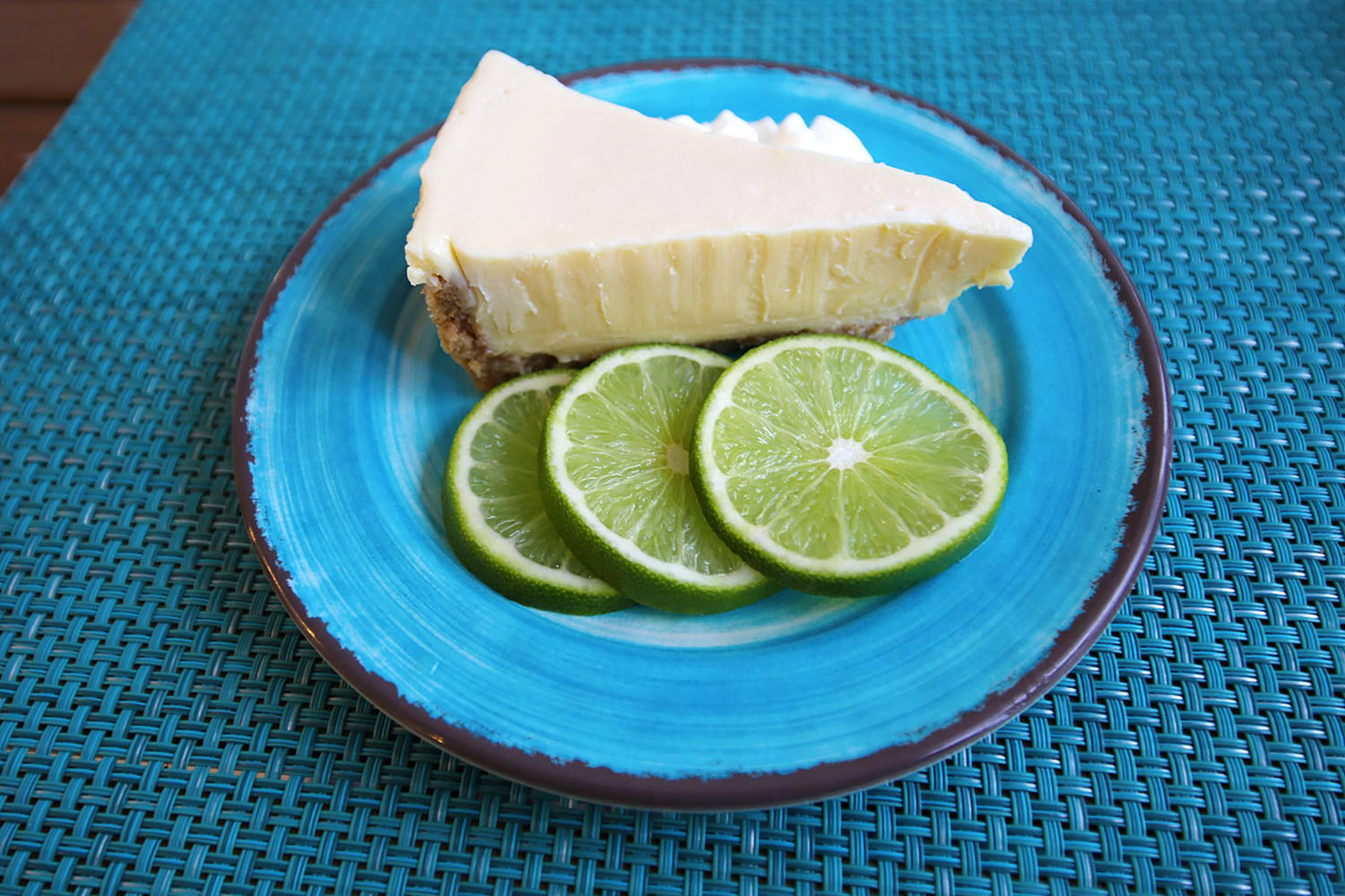 A slice of Key Lime Pie