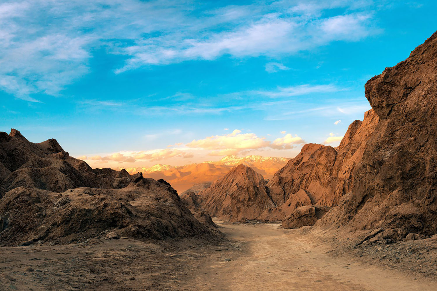 The Salt Mountain Range in the Atacama Desert