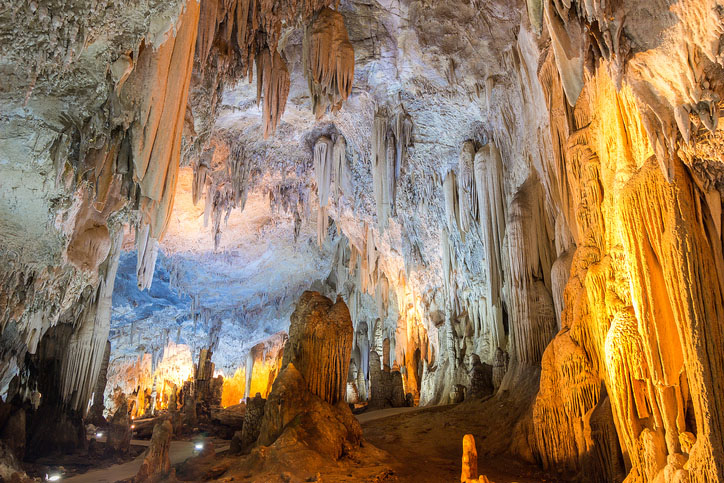 stalagmite and Postojna Cave