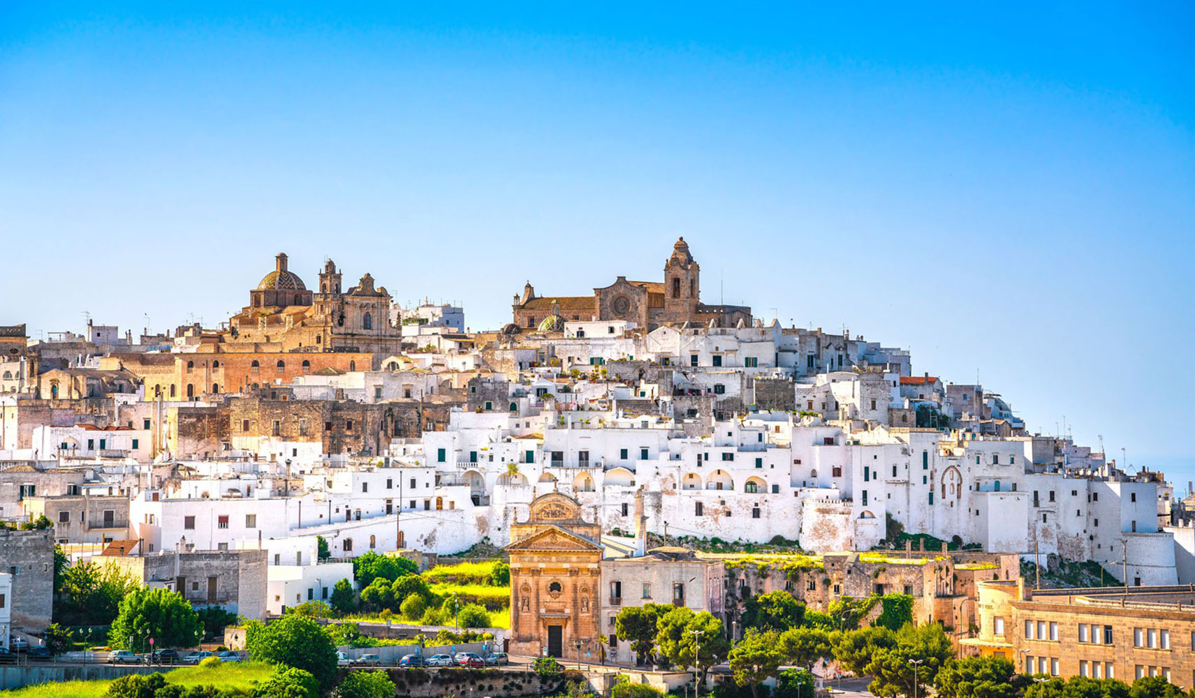 Ostuni white town skyline, Brindisi, Apulia, Italy