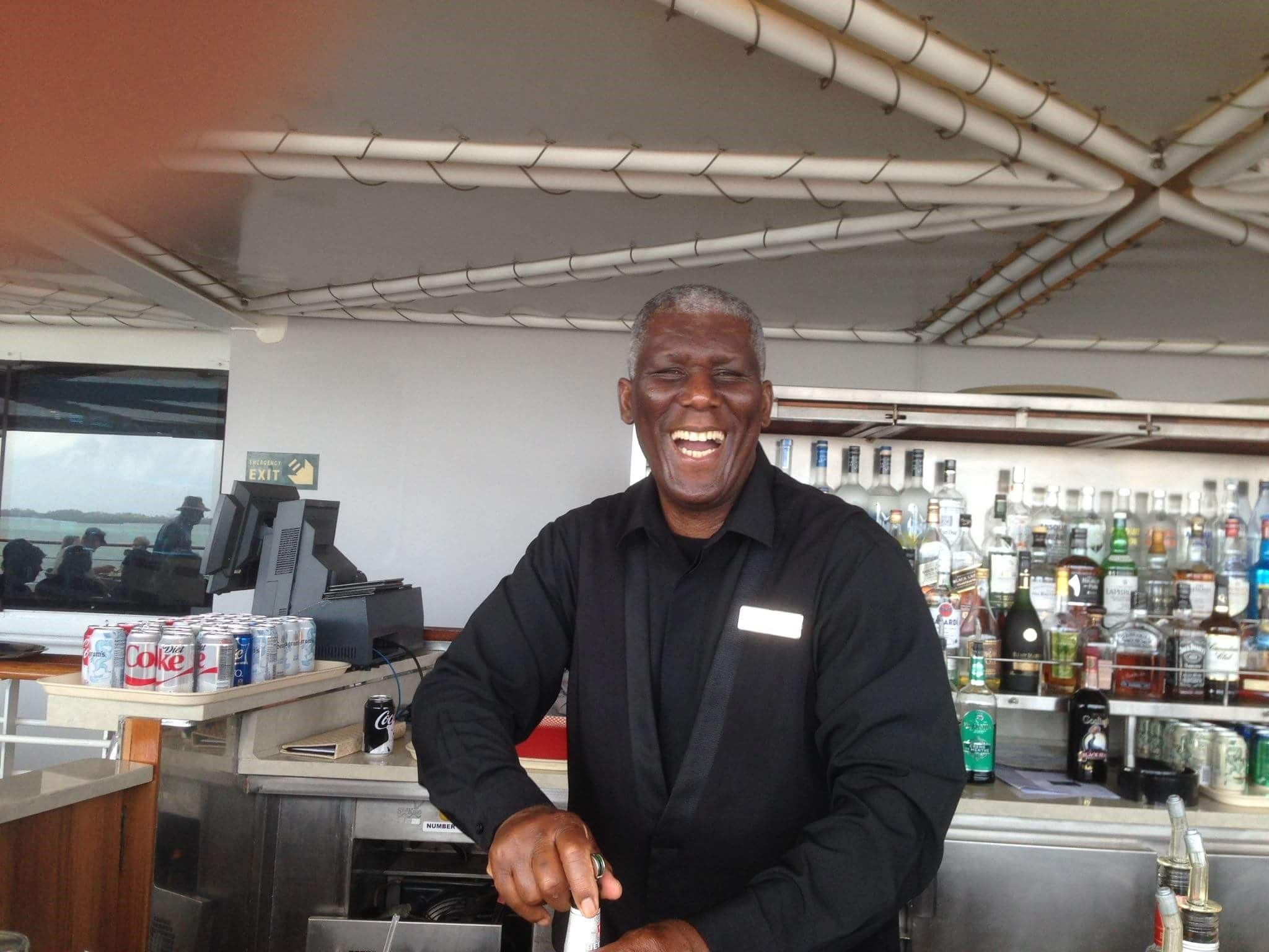 Papa Dale Smiles for the Camera