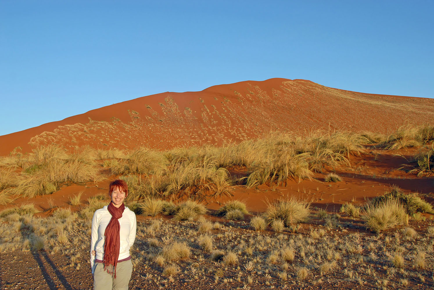 Liesel from Azamara Club Cruises in Namibia.