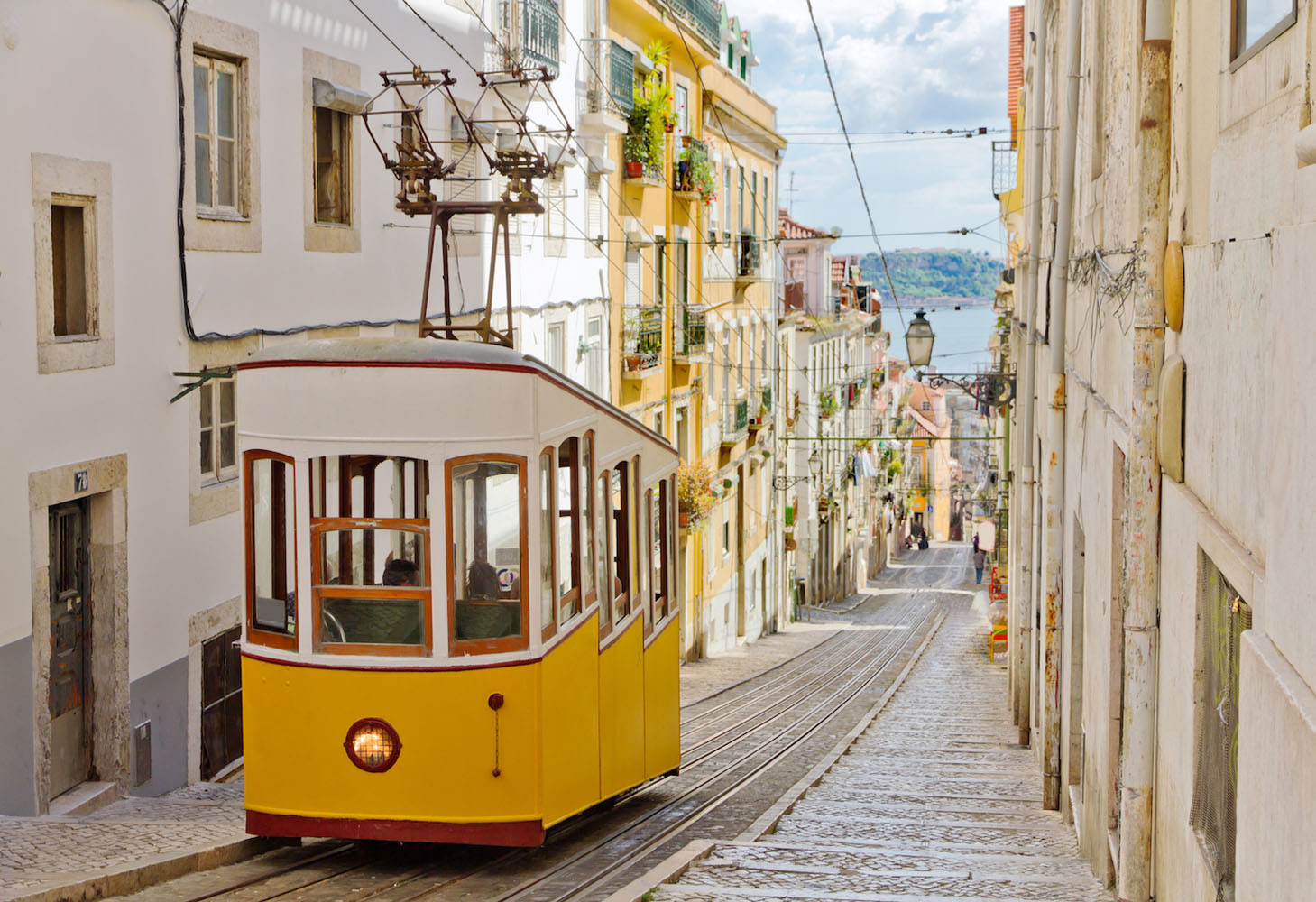 The best way to get a feel for Lisbon is by taking a tram ride through the city.