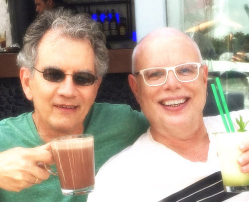 Mark and his husband Dale during an Azamara cruise.