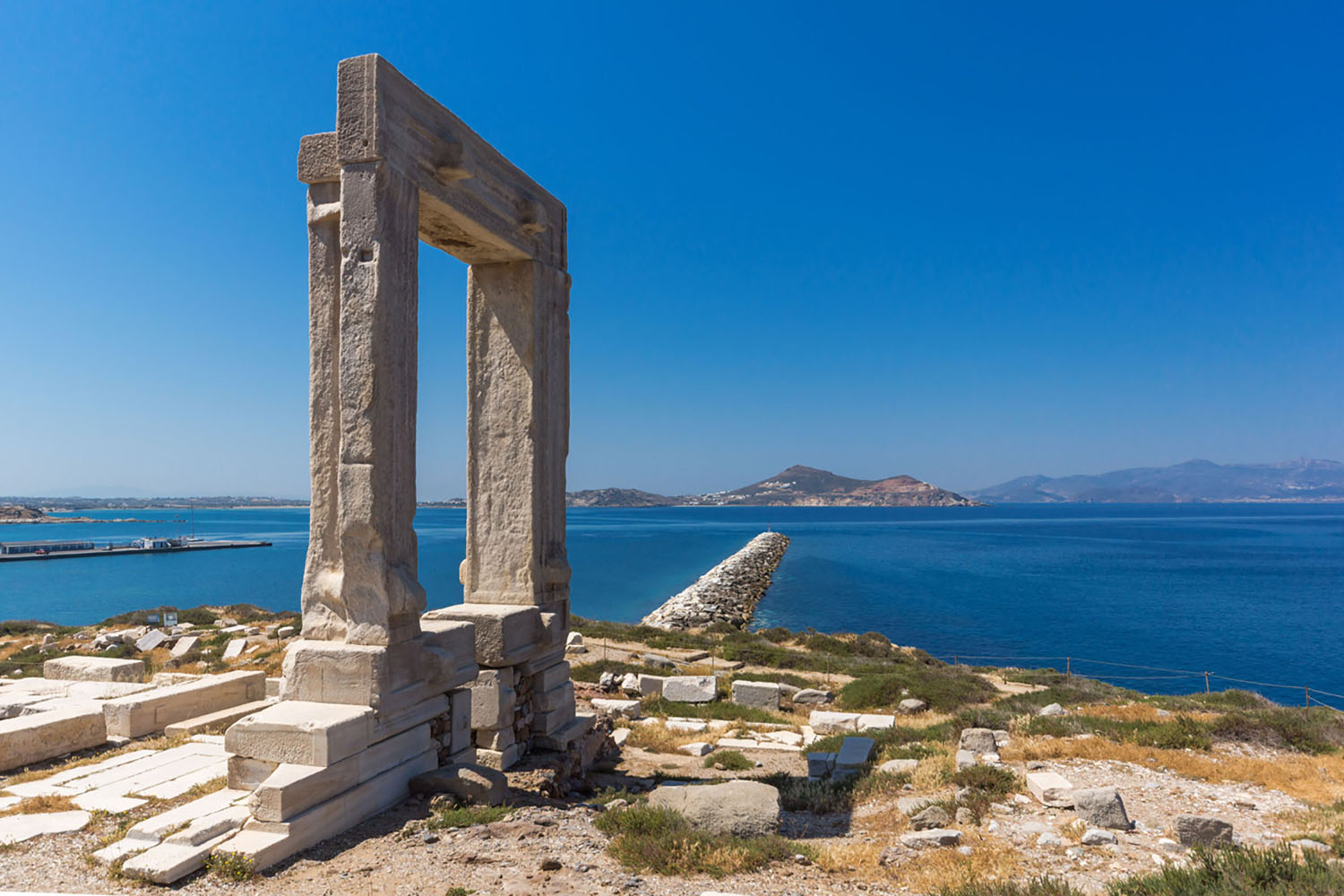 Ancient Delos in Greece.