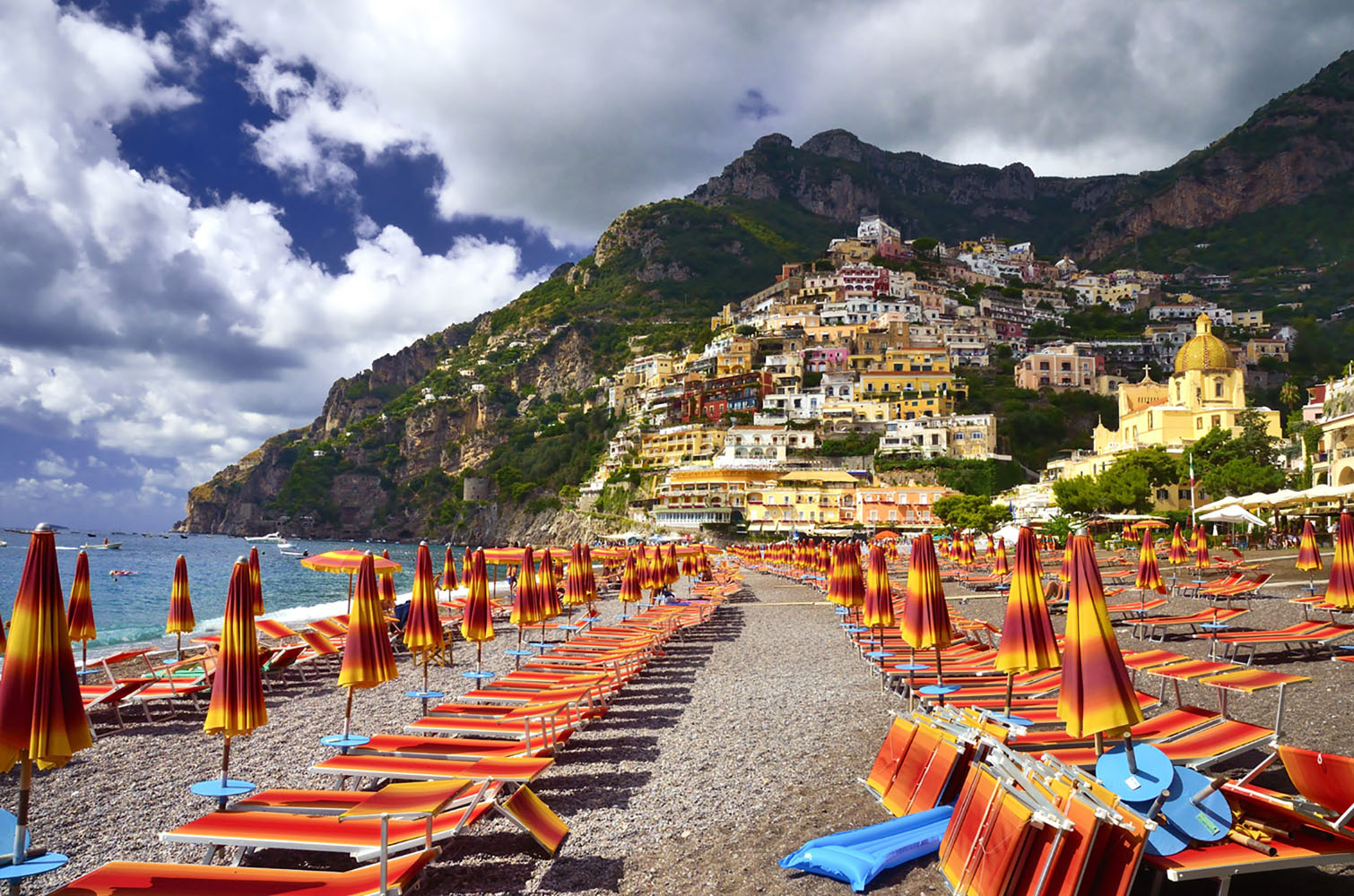 Though smaller than Amalfi, Positano is a trendier and more popular stop along the Amalfi Coast.