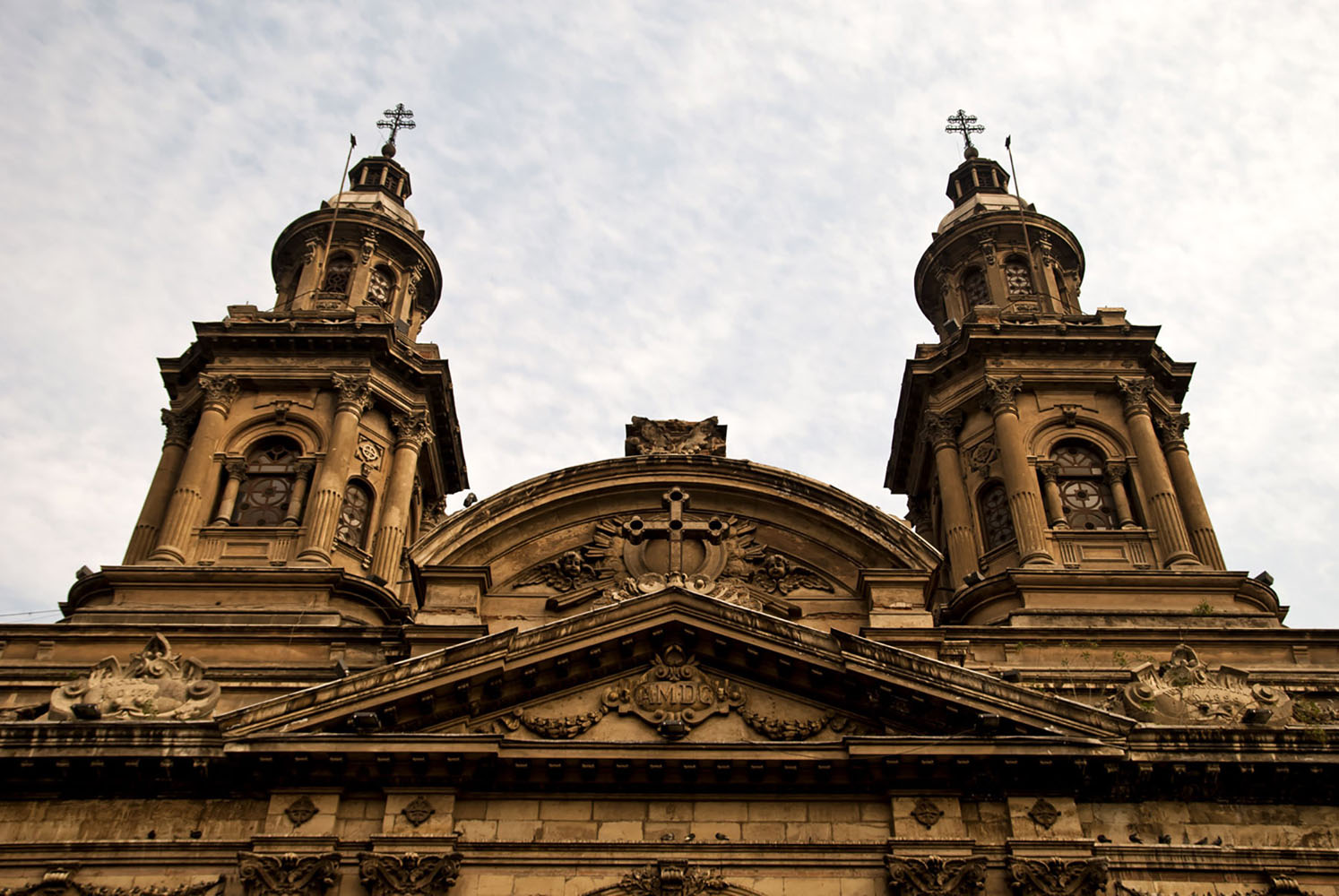 Santiago Metropolitan Cathedral in Santiago