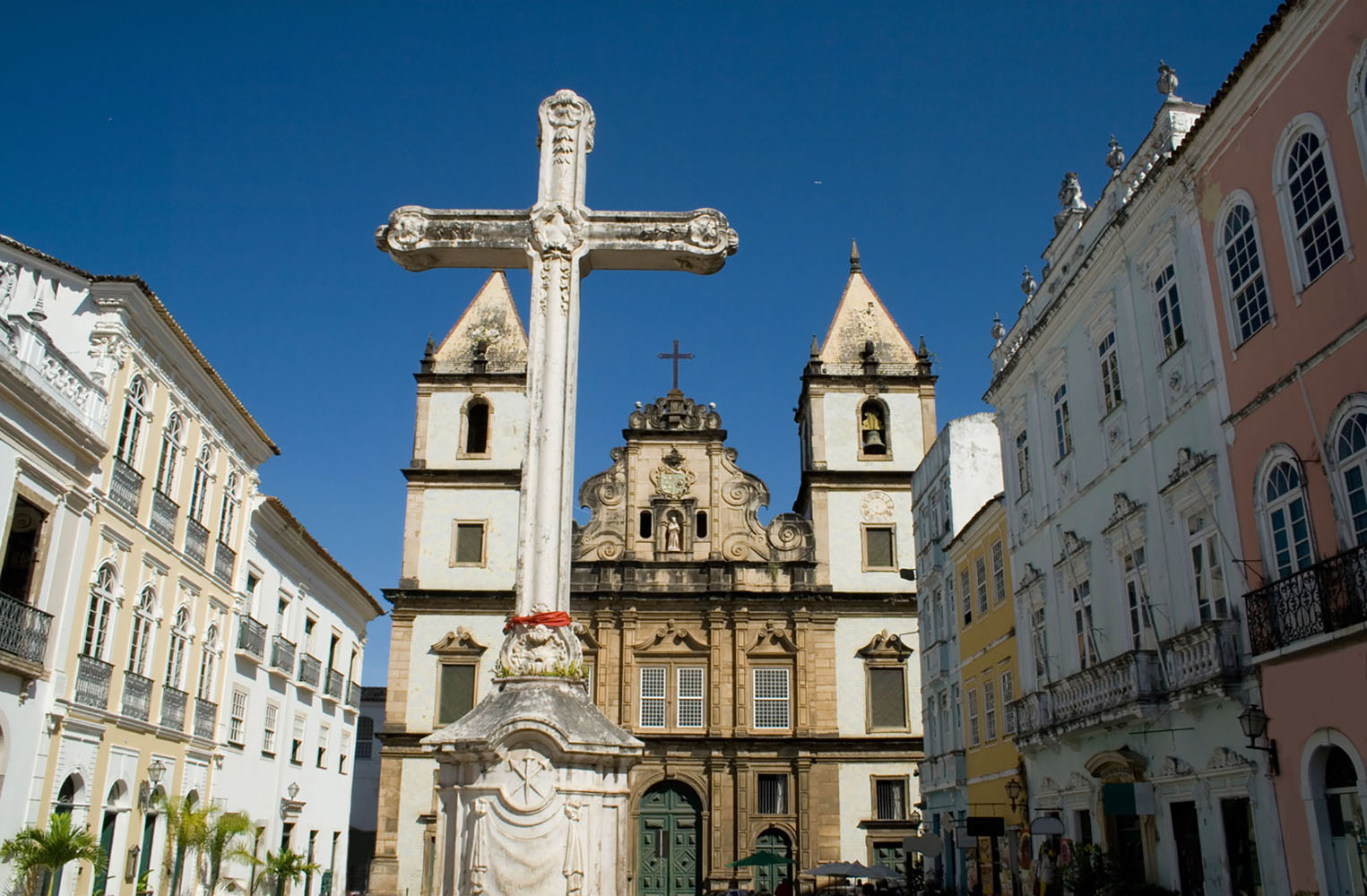 The modest exterior of São Francisco Church and Convent in Salvador De Bahia