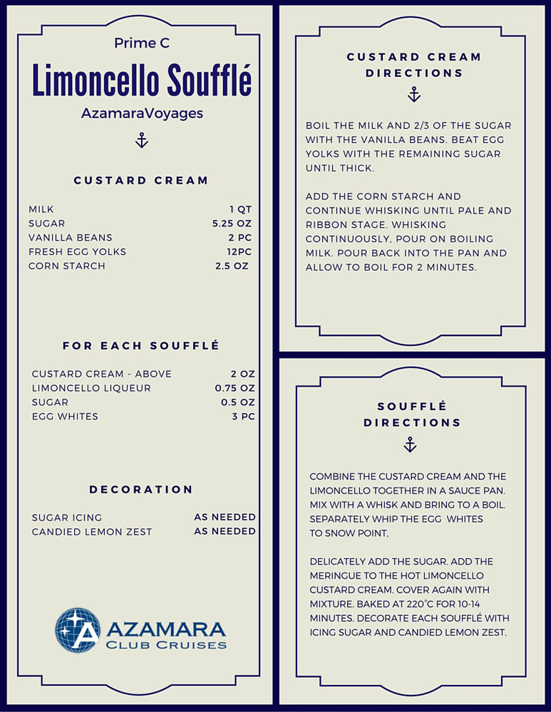 A recipe for Limoncello Soufflé