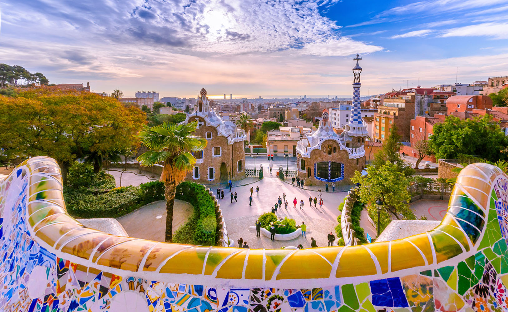 Park Guell in Barcelona.