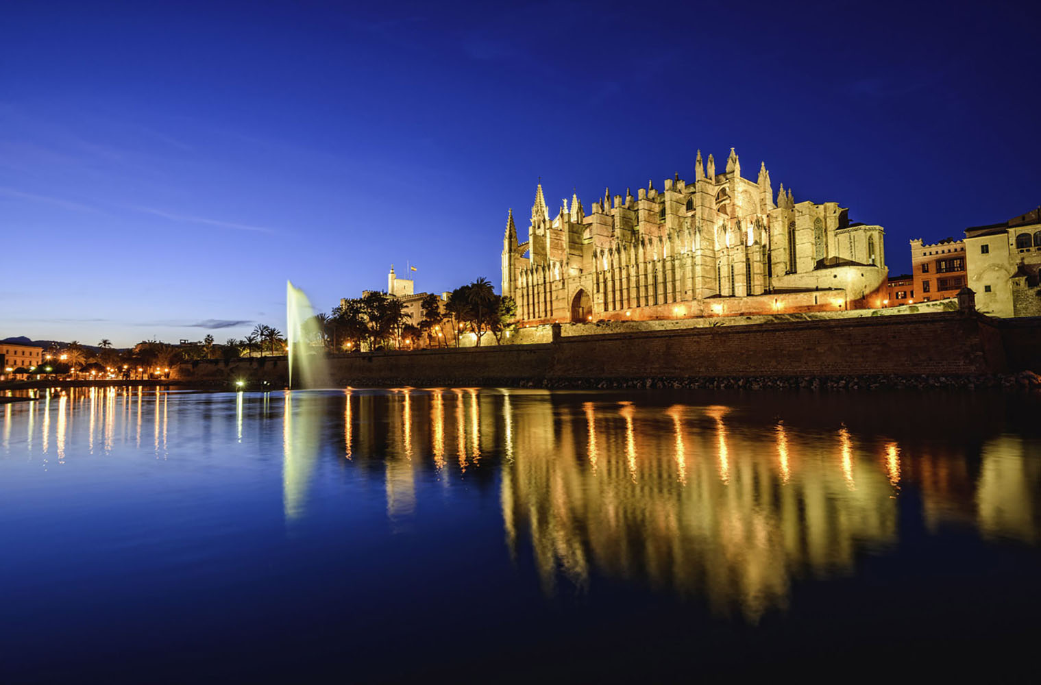 The cathedral in Palma de Mallorca, Spain.
