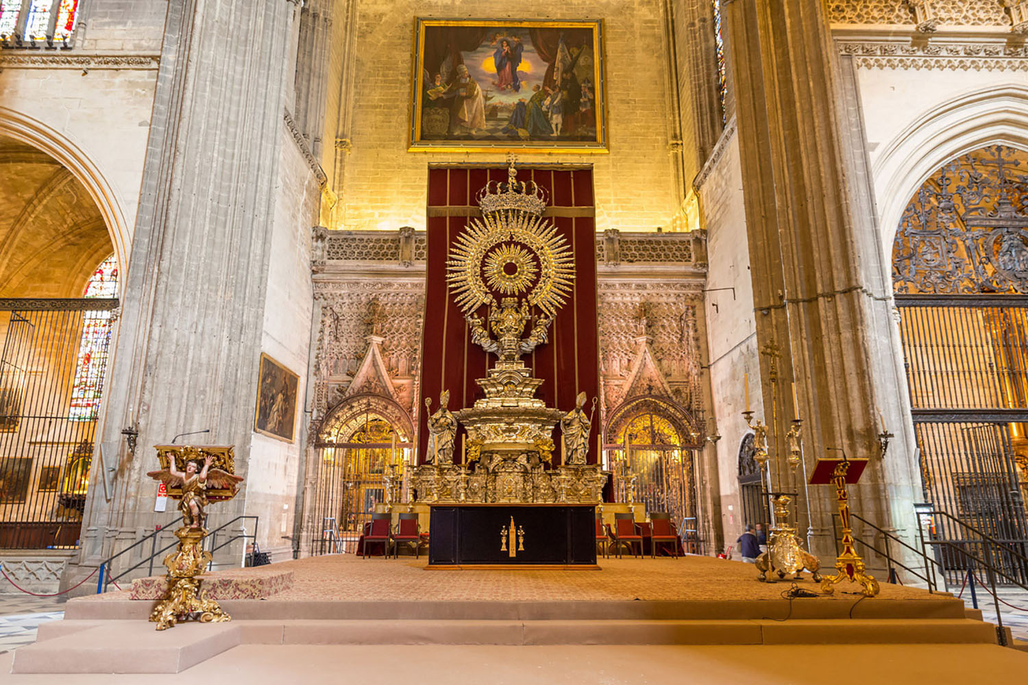 The altar of the Seville Cathedral.