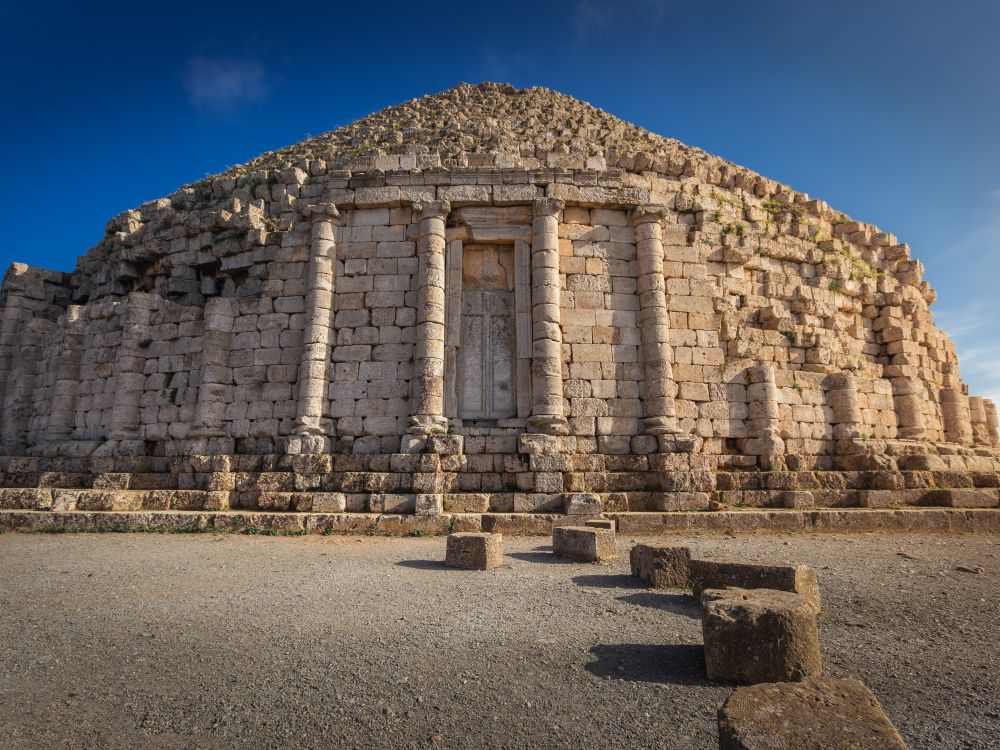 Ancient stone monument in Algiers, a new Azamara cruise port rich in North African history