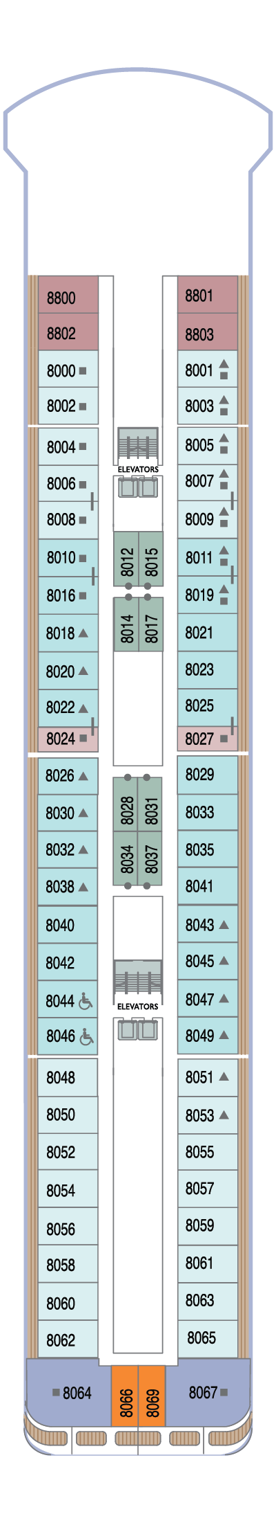 Deck 8 plan