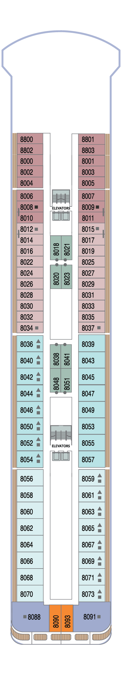Deck 8 plan