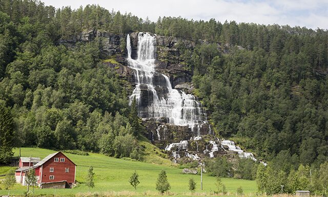 Stalheim and Tvinde Waterfall Photo