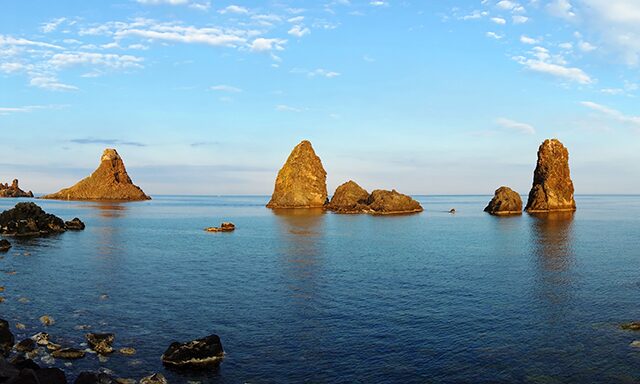 Panoramic Coastline & Catania on Foot Photo