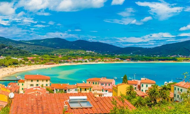Panoramic Elba Island Photo