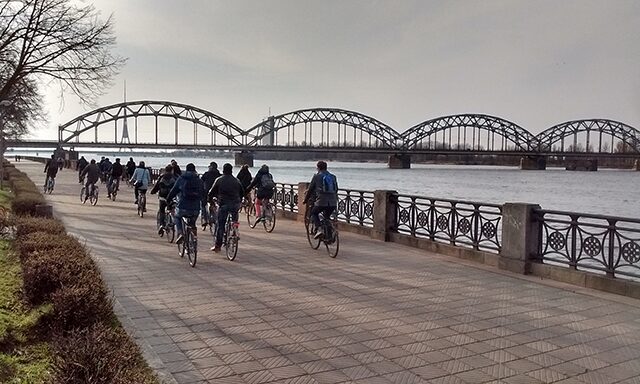 Cycling to the Dunes  Photo