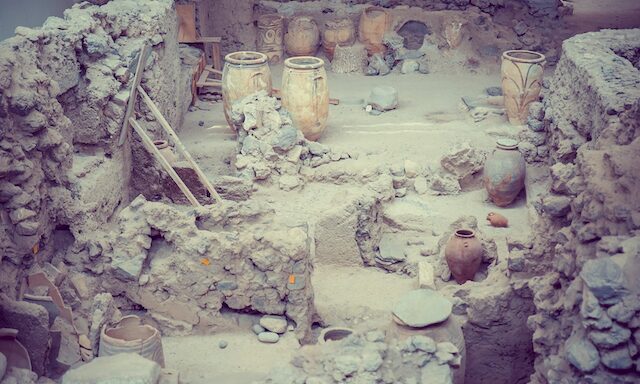 Ancient Akrotiri Photo