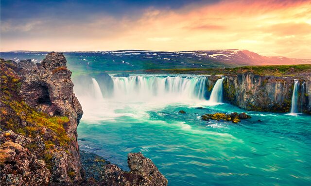 Leisurely Akureyri and Godafoss Waterfall Photo
