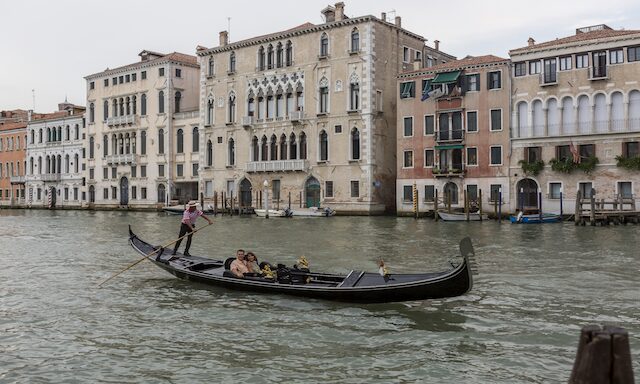 Evening Gondola Serenade Photo